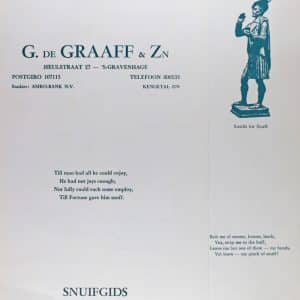 G. de Graaff & Zn. sigaren, Heulstraat 27, 1985