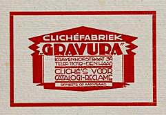 Gravura-logo, jaren 30