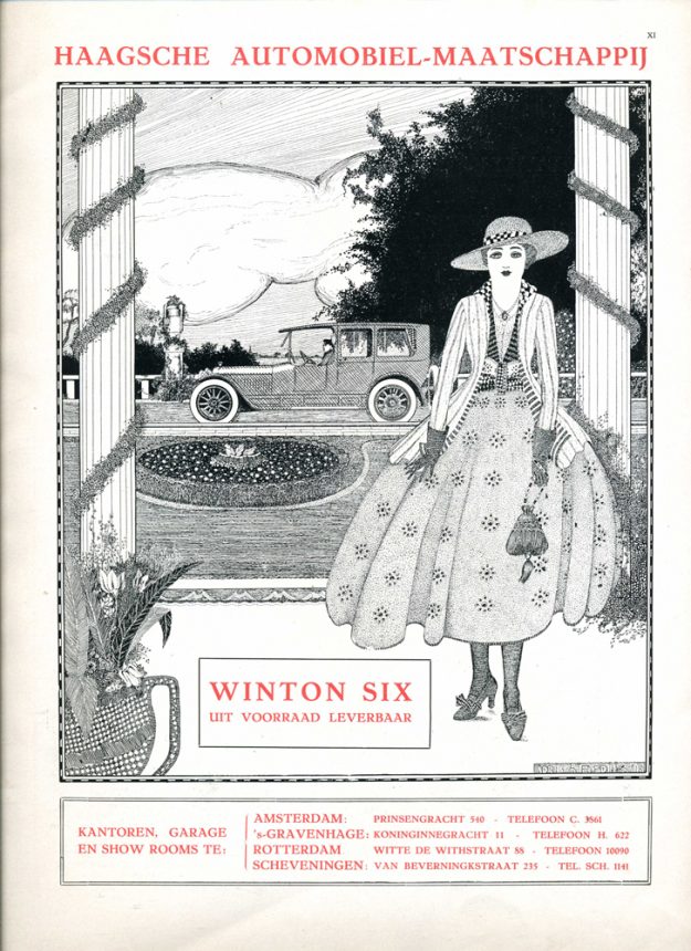 Haagsche Automobiel Maatschappij, Van Beverningkstraat 229-239, 1921