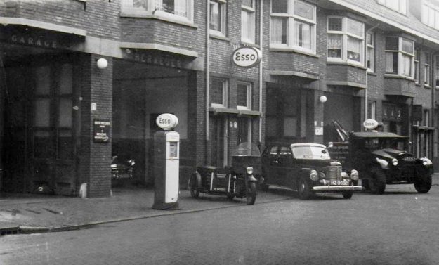 Herweijer, autobedrijf, Sinaasappelstraat, eind jaren 30