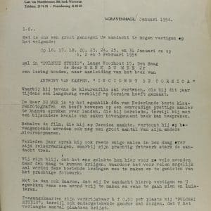 Hoonhoud, boekwinkel, Laan van Meerdervoort 286, 1955