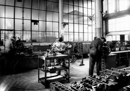 RAC werkplaats, 1e van der Kunstraat, jaren 30