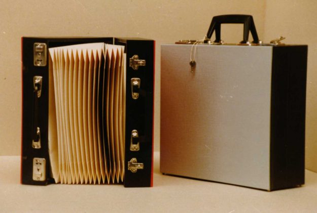 Platenkoffers, Kofferfabriek Gefken, Donau 100, 1981