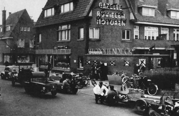 Grottendieck, rijwielhandel, Nunspeetlaan, jaren 50