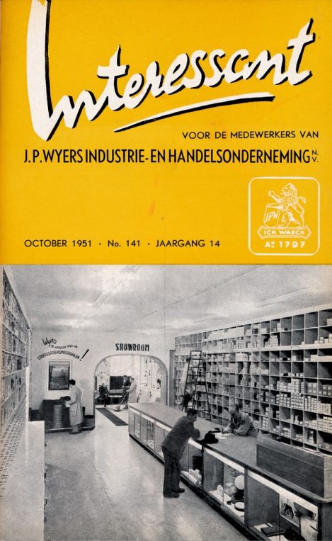 Wyers, industrie- en handelsonderneming, Prinsegracht 26, 1951 Wyers, industrie- en handelsonderneming, Prinsegracht 26, 1951