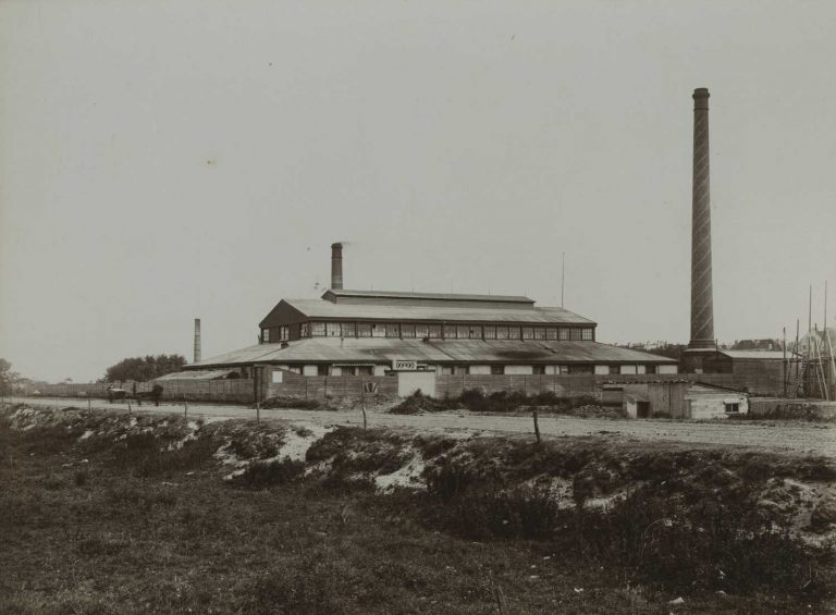 Kranenburg kalkzandsteenfabriek, Beeklaan, ca.1905 Kranenburg kalkzandsteenfabriek, Beeklaan, ca.1905