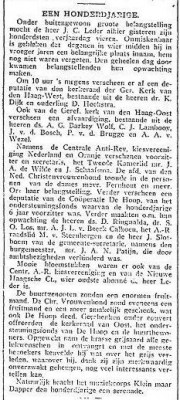 Horrix, meubelfabriek, Hoefkade, 1930