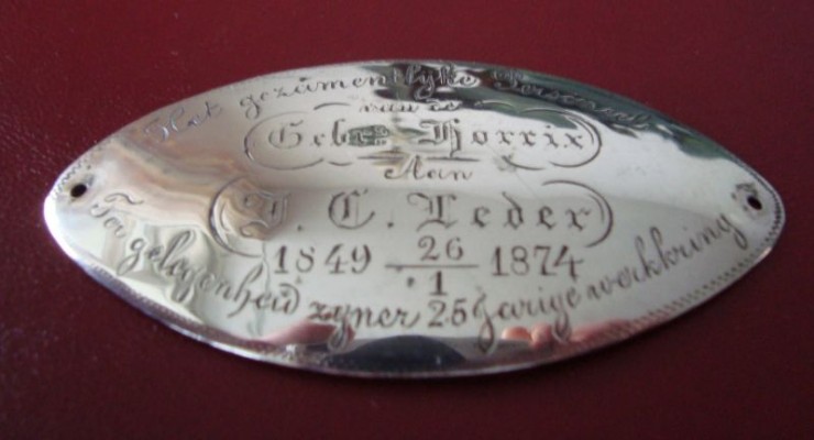 Horrix, meubelfabriek, Hoefkade, 1874