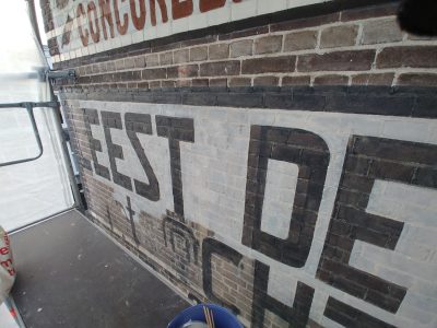 Avondpost, muurreclame, Tasmanstraat, 2025