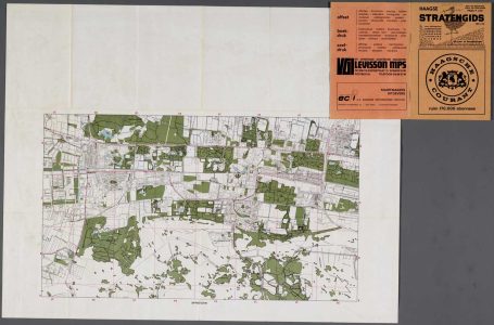 Levisson, plattegrond Den Haag, litho, 1971