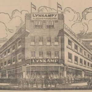 Lijnkamp's Kleedingmagazijnen, Thomsonlaan 92, 1927
