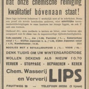 Lips, wasserij, Fruitweg 28, 1934