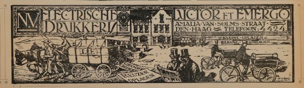 Luctor et Emergo, drukkerij, Amaliastraat van Solmsstraat 2, jaren 20.