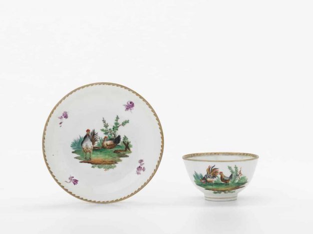 Lyncker, beschilderd Ansbacher porselein