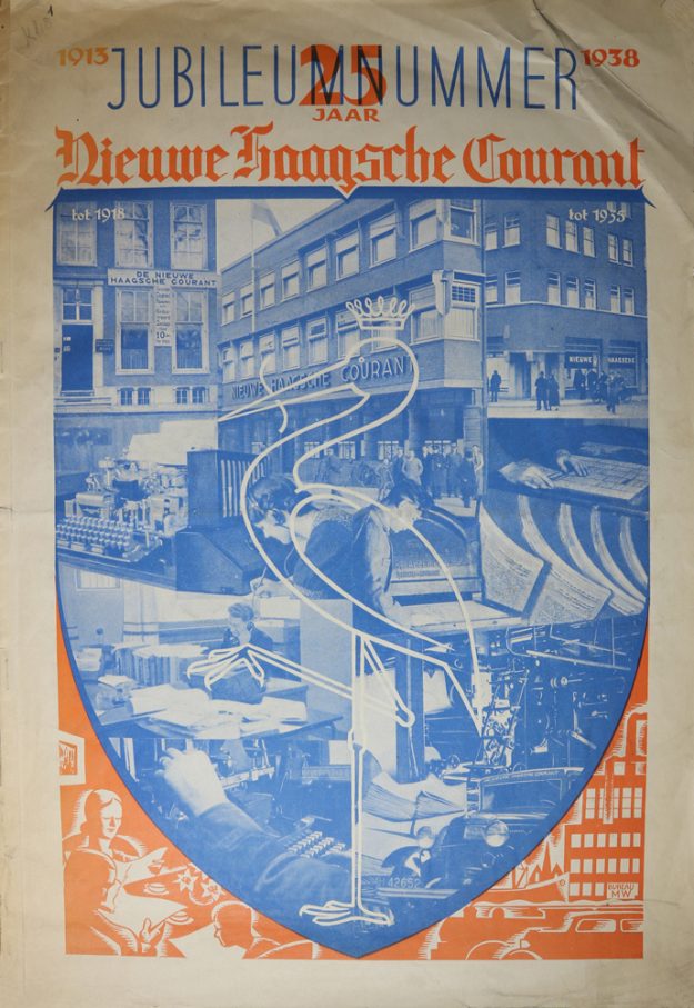 Nieuwe Haagsche Courant, Prinsegracht 13, 1938