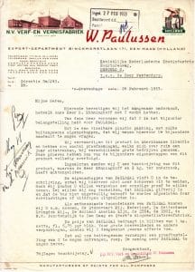 W. Paulussen, verffabriek, Binckhorstlaan 171, 1953