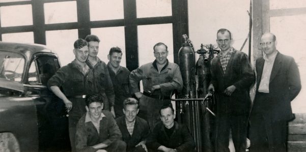 A.P. van Santen, garagebedrijf, Prinsegracht, jaren 70