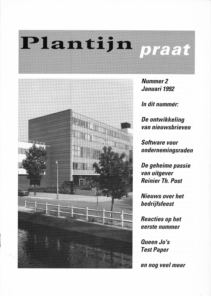 SDU, Christoffel Plantijnstraat, 1992
