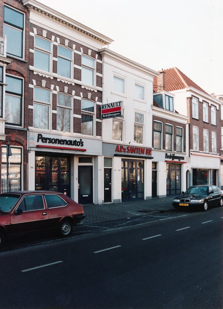 A.P. van Santen, garagebedrijf, Prinsegracht, jaren 90