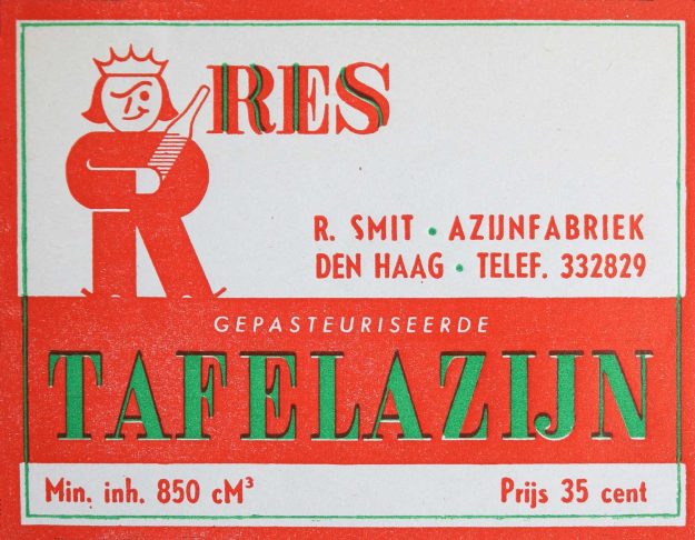 RES, azijnfabriek, Kortenbos, ca. 1950