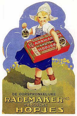 Rademaker, chocolade en hopjes, Herengracht, ca. 1920