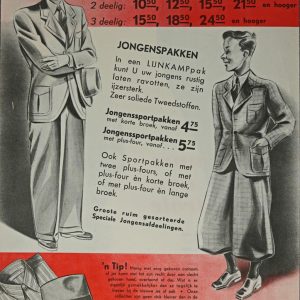 Lijnkamp's kleedingmagazijnen, Groenmarkt, 1935