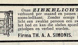 Simonis, Beddenmagazijn, Dagelijkse Groenmarkt 36, 1907
