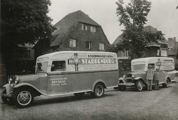 Wasserij Starrenburg, wagens, 1935