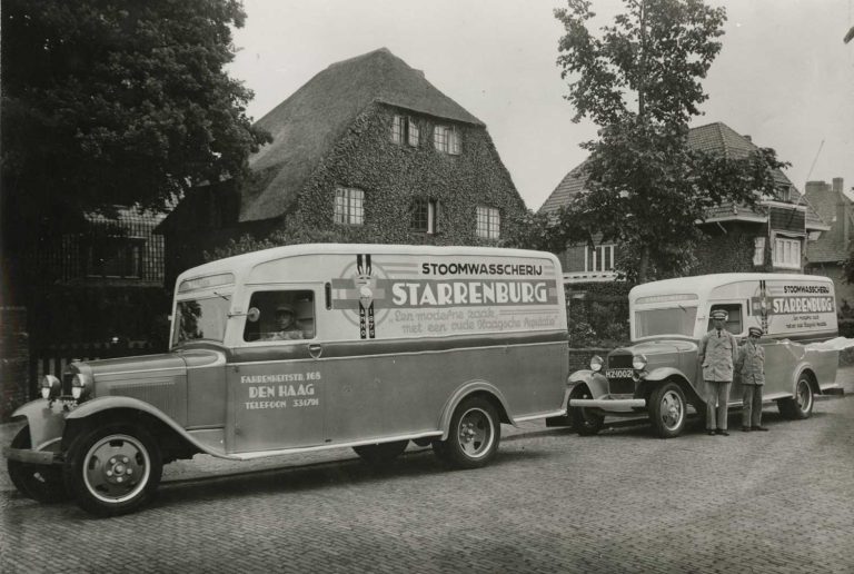 Wasserij Starrenburg, wagens, 1935