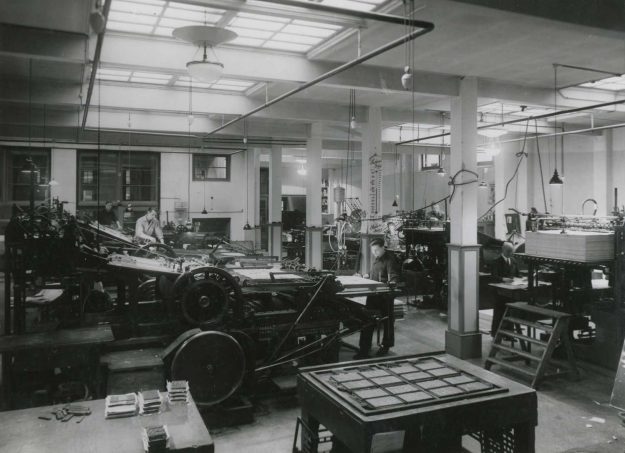 Drukkerij Trio, Juffrouw Idastraat, 1948