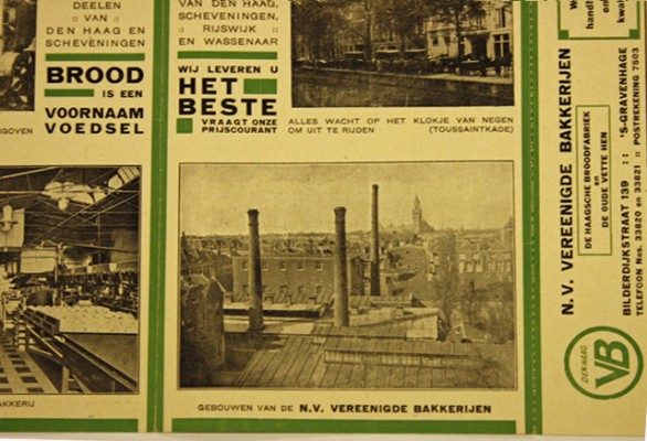 Vereenigde Bakkerijen, HBF, Willems, Bilderdijkstraat 141/141a, 1932