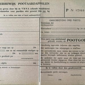 G.C. van Zaalen, aardappelhandel., Uilebomen 54, jaren 40