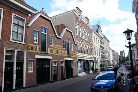 Waterreus, rijwielen, gerestaureerde muurreclame, 2020