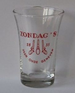 J. Zondag, distilleerderij, Westeinde 8-10, jaren 30
