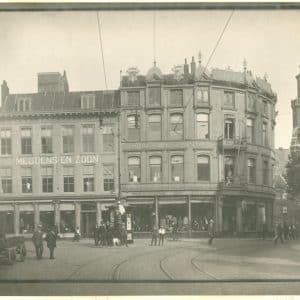 Meddens, modewinkel, Kapelsbrug 1-4, ca. 1910