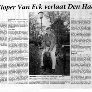 Van Eck, sloopwerken, 2000