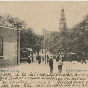 Van Keeken, mineraalwater en kiosken, Scheveningseweg, ca. 1902