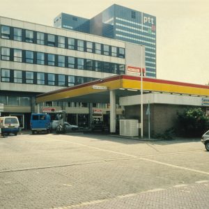 Achilles, garagebedrijf en autoverhuur, Prinses Marijkestraat, ca. 1990