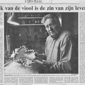 Willem Bouman & Zn, vioolbouwer, Herenstraat 12B-12C, 1983