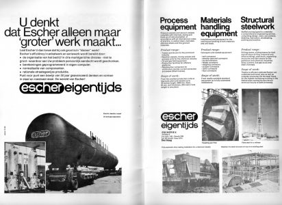 Escher, metaalconstructiebedrijf, Zonweg 13, 1973