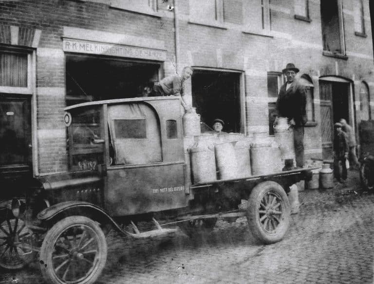 R.K. Coöperatieve Melkinrichting en Zuivelfabriek De Hanze, Rottermontstraat, ca. 1915