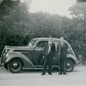 Een van de taxiwagens van de ATAM.