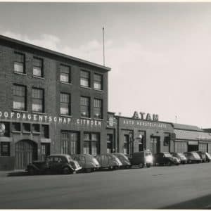 ATAM-Taxibedrijf, Citroëndealer, Waldorpstraat 158-164, 1960