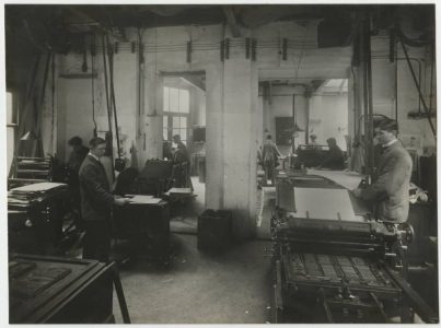 Levisson, drukkerij, Hofwijckstraat 5-23, 1917