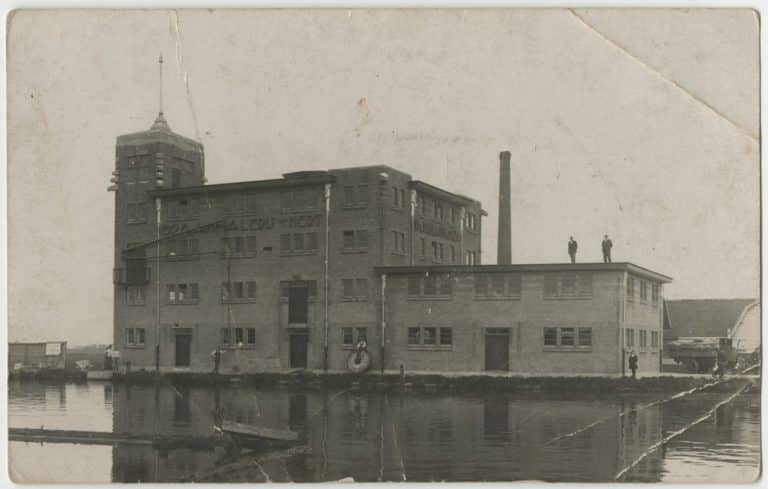Blonk, graanmaalderij, Oostvlietweg, Leidschendam, 1925