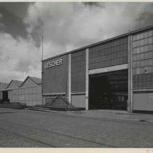 Escher's constructiewerkplaatsen en machinefabriek, 3e van der Kunstraat, 1951