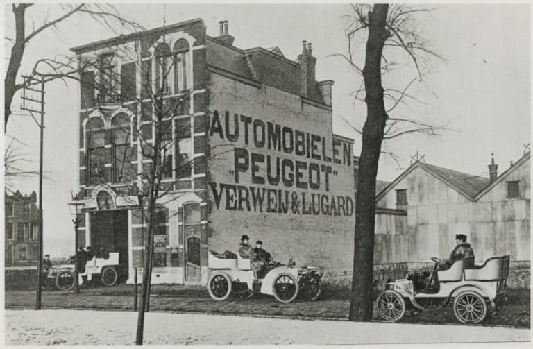 Verweij & Lugard's Automobiel Maatschappij, Laan van Nieuw Oost Indie 178, ca. 1903