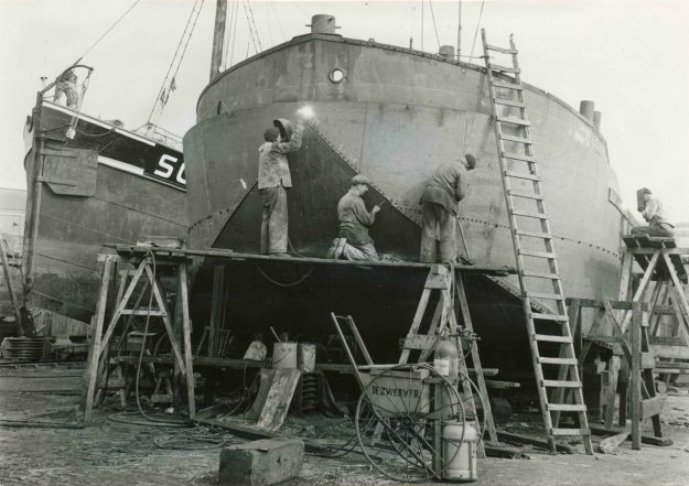Sleephelling Maatschappij Scheveningen, Zeesluieg, 1955