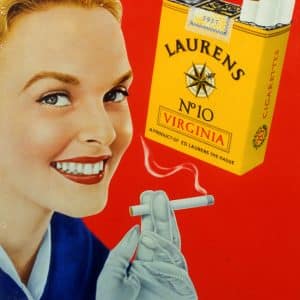 Ed. Laurens, sigarettenfabriek, Saturnusstraat 60, jaren 50