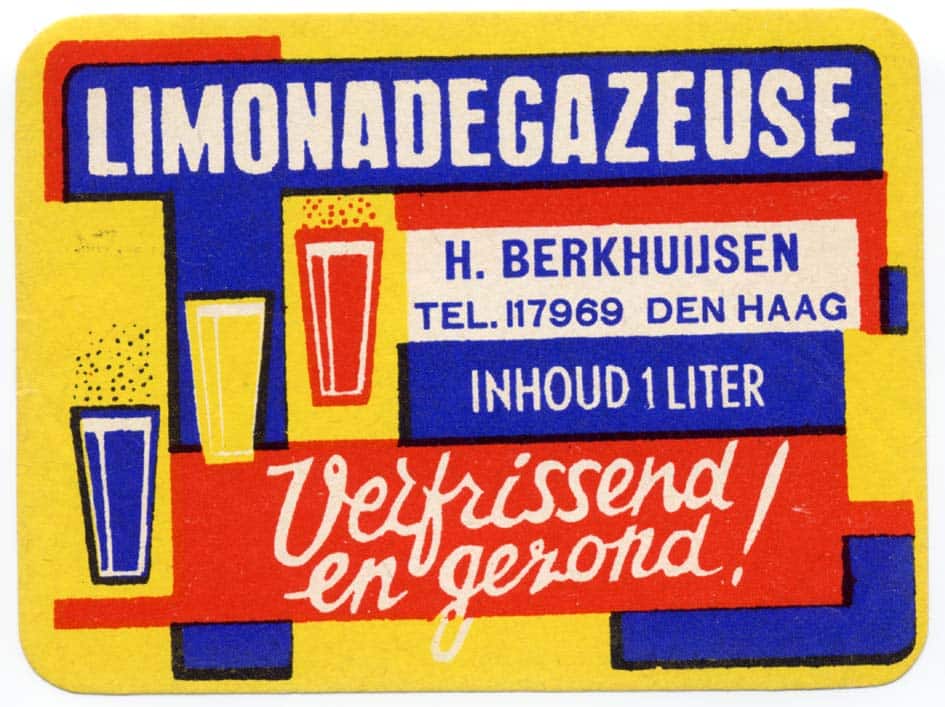 Berky, limonadegazeuse, Koningstraat, jaren 60